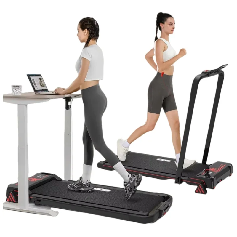 

Складная портативная мини-беговая дорожка под столом, складная беговая дорожка для фитнеса, ручная электрическая прогулочная площадка, беговые дорожки для дома