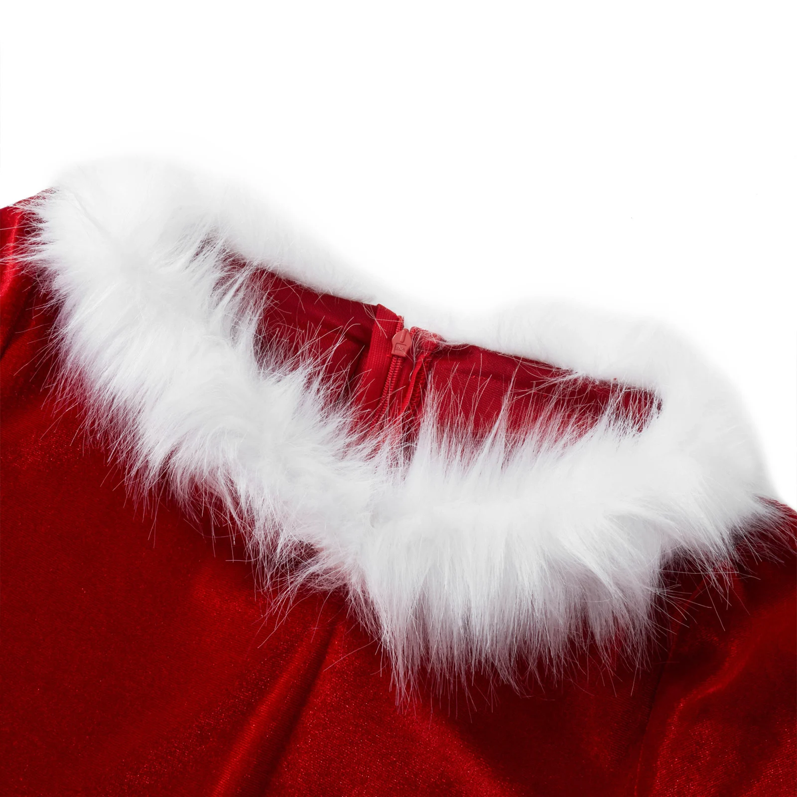 

Женские рождественские костюмы, милый расклешенный комбинезон с длинными рукавами и шляпа Санта-Клауса, комплект для ролевых вечеринок для косплея