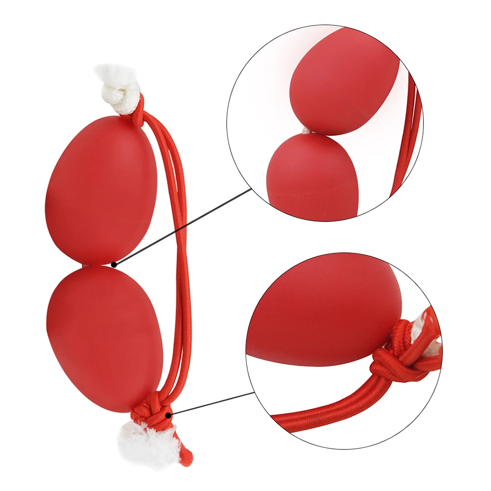 

Plastic Egg 138x47x47mm Bright Color Elastic String Djembe Accessories Musical Toy African Drum Instrument