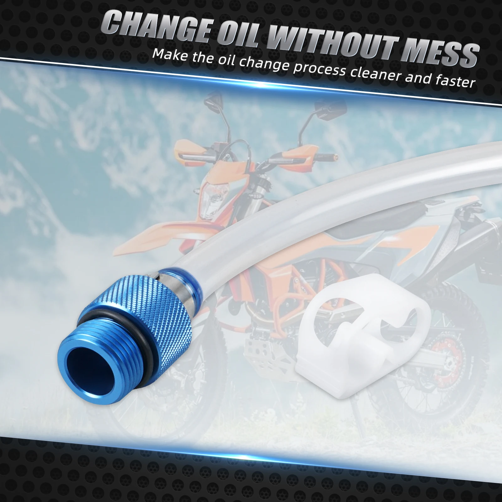 

For Husqvarna FC 250 FC 350 2014-2024 FE 250 FE 350 2014-2023 FX350 2017-2024 Motocross 25cm Oil Drain Tool Kit For KTM EXCF 350