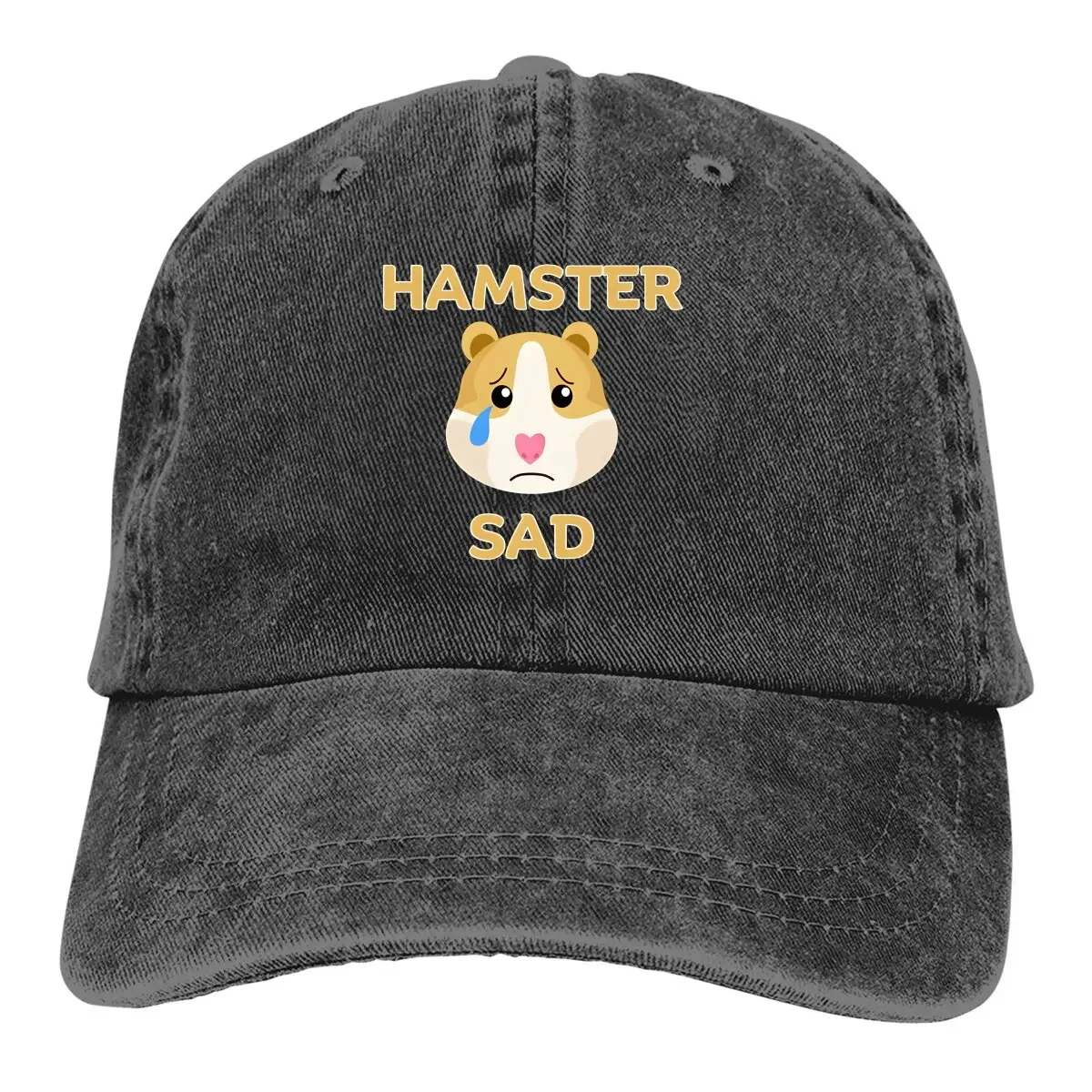 Cute Baseball Caps Peaked Cap Sad Hamster Sun Shade Cowboy Hats for Men Trucker Dad Hat