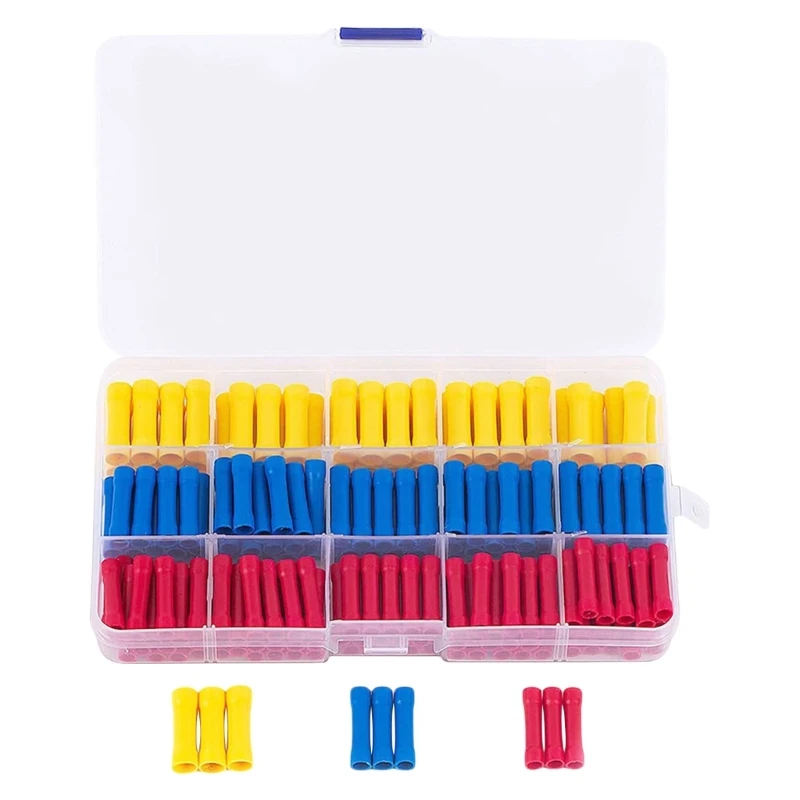 200Pcs Assorted Wire Crimp Connectors Set Electrical Terminals Set Three Color Dropshipping