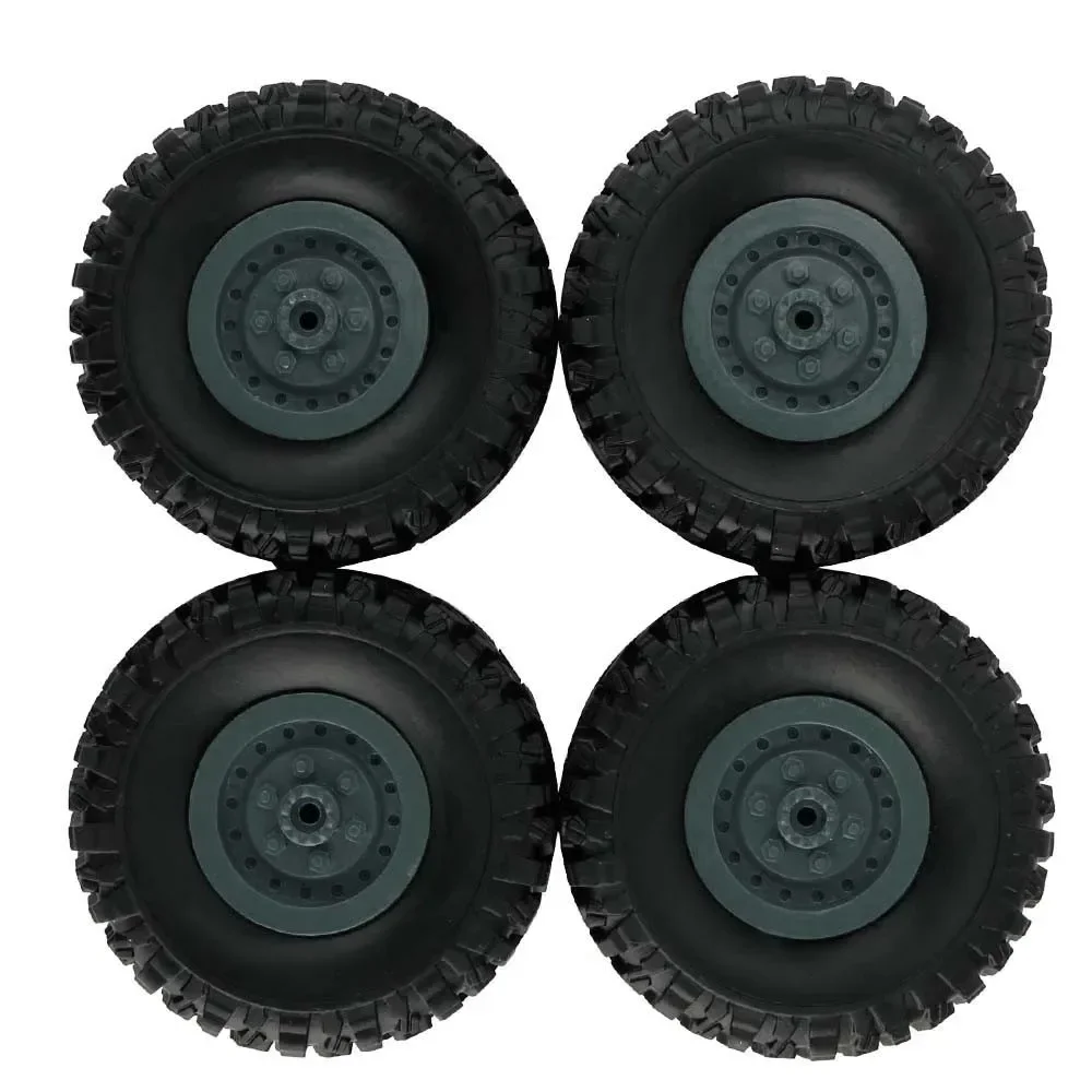 4pcs Track Wheels Spare Parts For 1/16 Wpl B14 C24 Fy001 Military Truck Rc Car Accessories