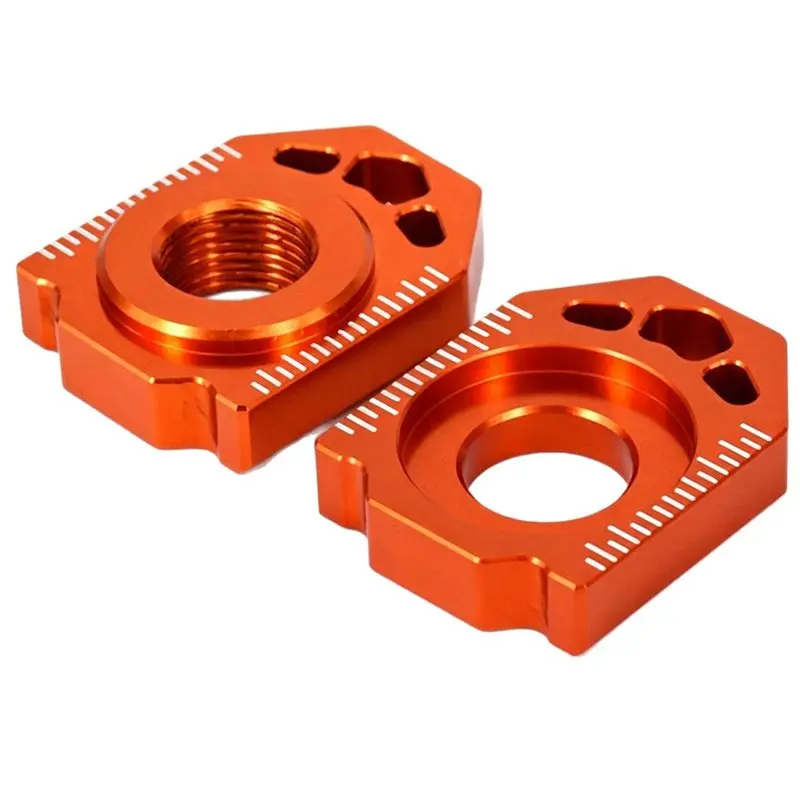 CNC Chain Adjuster For Rear Axle Blocks For Dirt Bike 85SX 150SX 250SX-F 350EXC-F 450SMR
