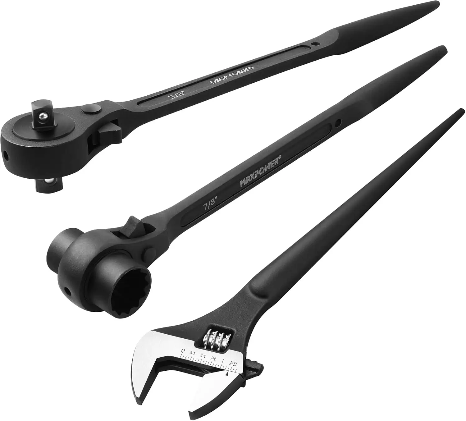 

Набор из 3-х гаечных ключей-трещоток с двойным торцевым и шарнирным приводом, 12-дюймовый ключ для работ на строительных лесах