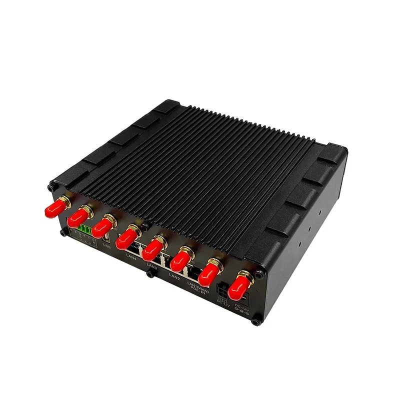 

Industrial CPE Router Ethernet/ 4G/5G Sim Card Slots In-Vehicle Dedicated Device Metal Casing Mounting Tabs IP30 Ent
