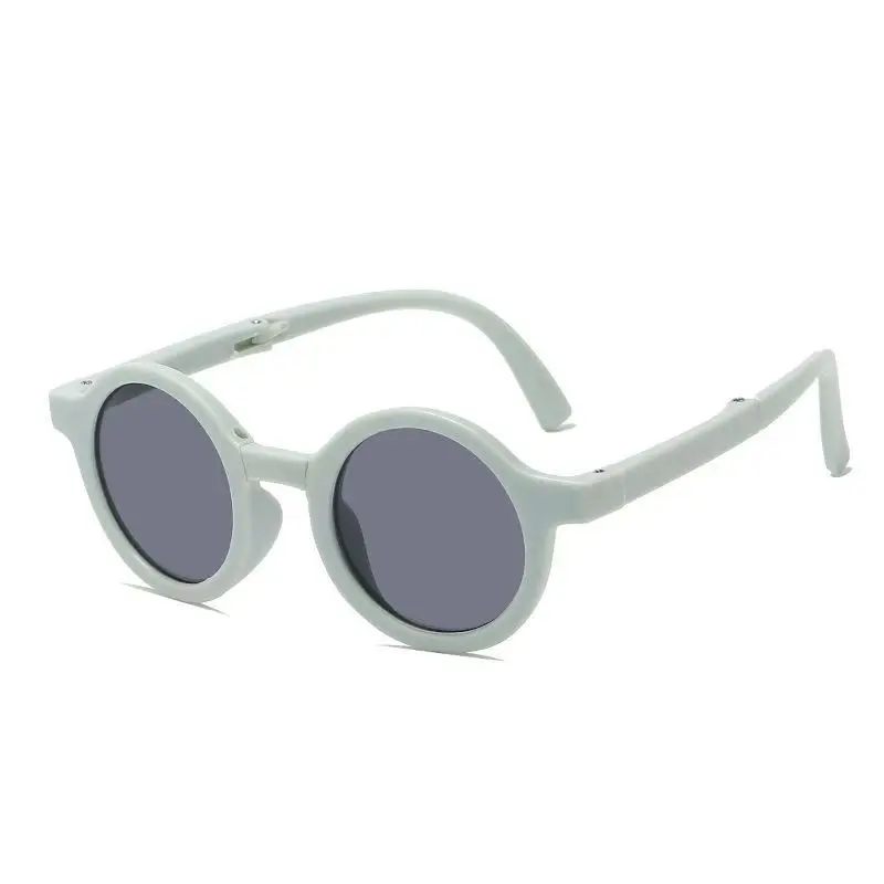 New Kids Sunglasses Baby Girls Boys fold Cartoon Candy Color Sun Glasses Outdoor Sun Protection Vintage Children Sunglasses