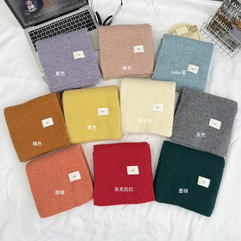 جديد طالب وشاح الشتاء الدفء الصوف مزيج متماسكة المشاعر الدوبامين حسن المظهر رشاقته يندبروف الرقبة امرأة دفئا بالجملة