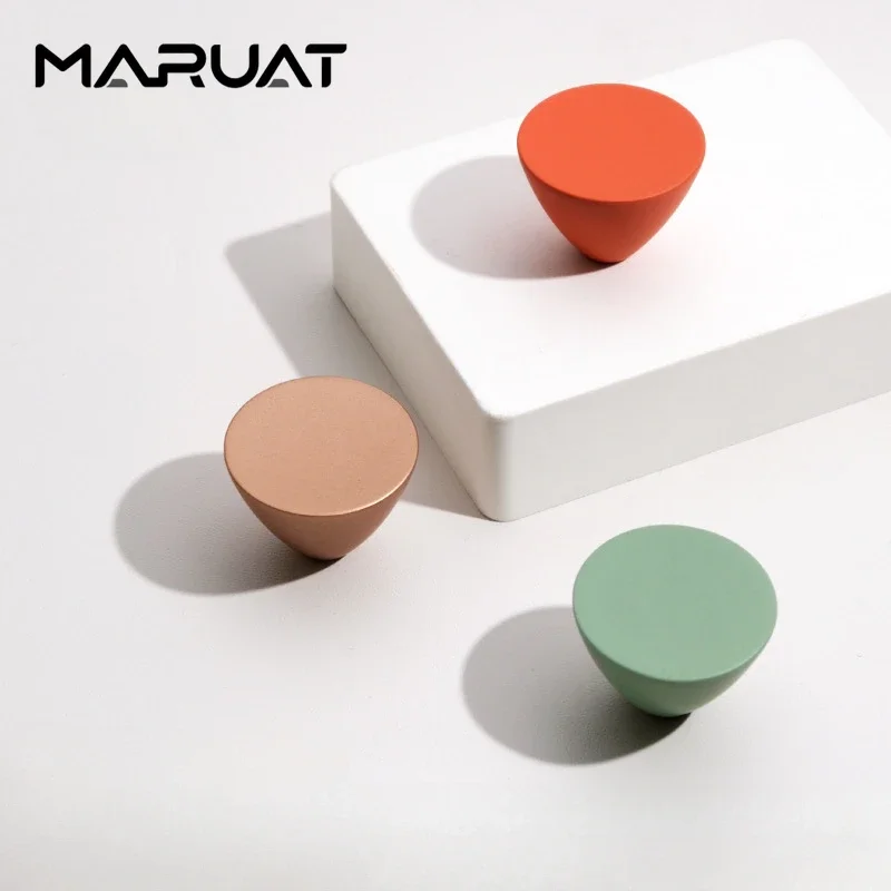 Maniglia per mobili in lega di zinco armadi armadi camere per bambini cucine tavoli da toeletta armadietti per scarpe maniglia per cassetto a foro singolo