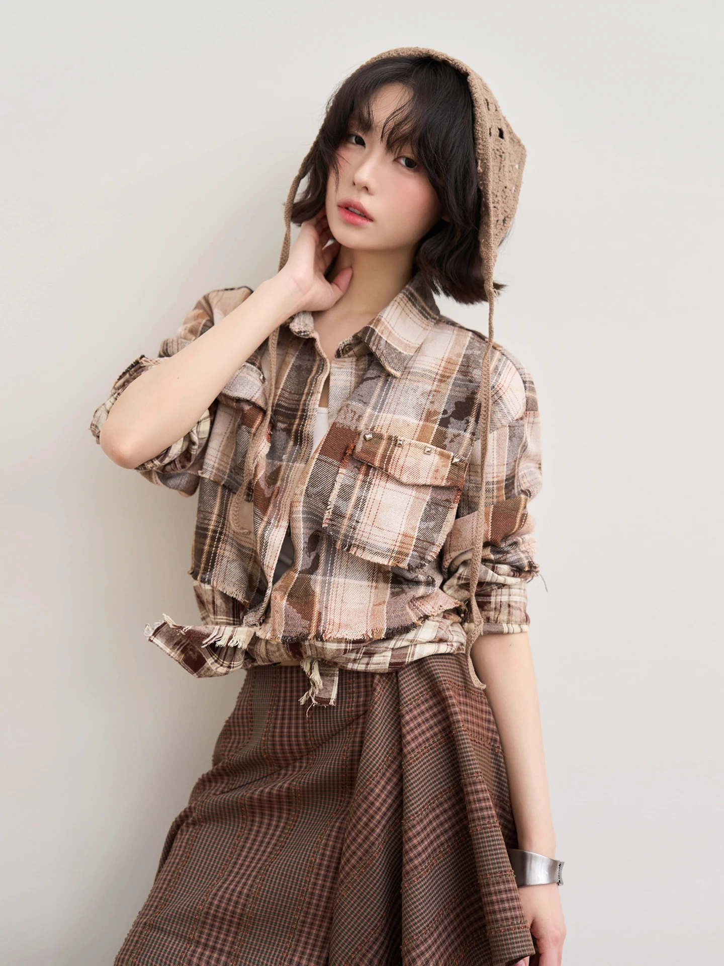 

Весенняя свободная женская рубашка с длинным рукавом, с кофейным принтом, в винтажном стиле, повседневная, дышащая, из смесового хлопка и полиэстера