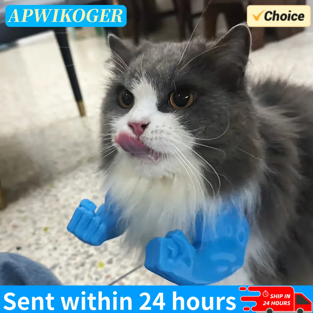 

Cat Muscle Arms 3D Printed Cat Neck Arms with Muscles, Superhero Cosplay for Kitten Party, Halloween Costume Accessories ﻿