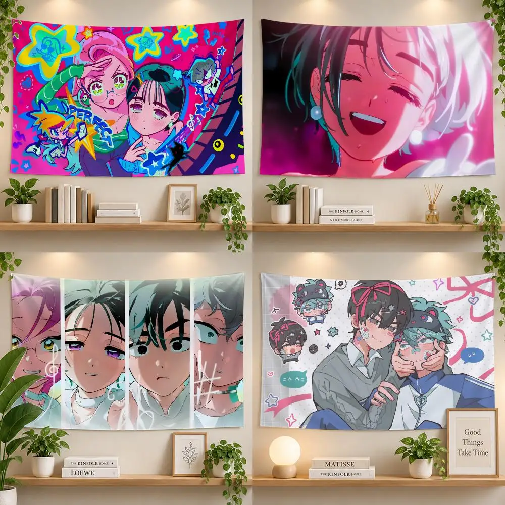 Anime Alien Stage Music Sci-Fi Viral Flags Personalized Banner Flag Room Dorm Camping Picnic Garage Bar Outdoor Wall Decor