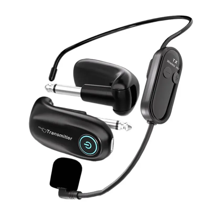 

Беспроводной микрофон CABE-Smart с шумоподавлением 2.4G для усилителя голоса, гарнитура с высокой точностью передачи звука, подключение и использование, для караоке-колонок