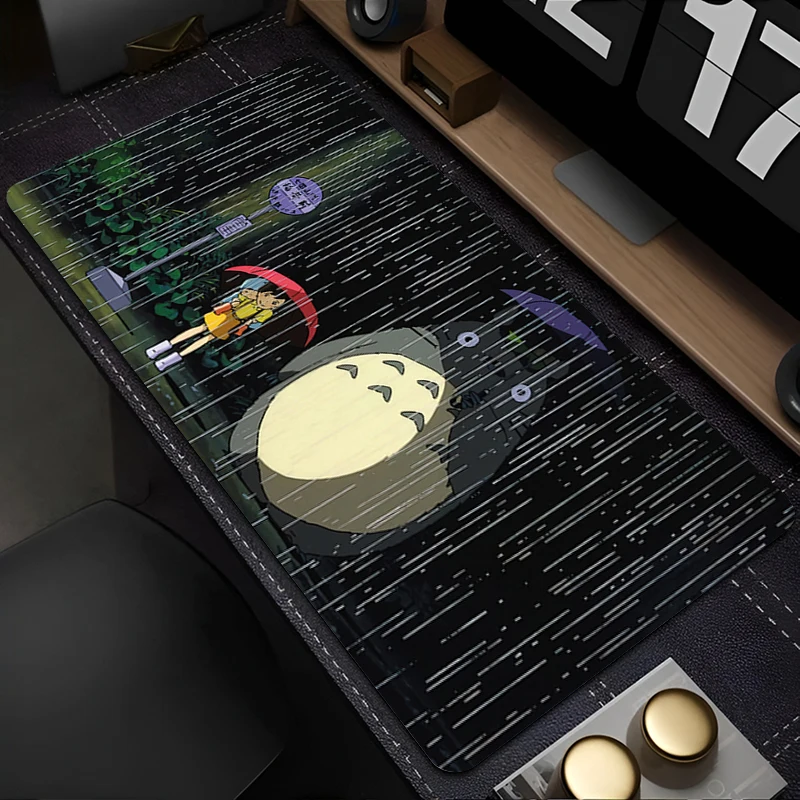 لوحة الماوس ملحقات الكمبيوتر HD لوحة المفاتيح مكتب عمل حصيرة المضادة للانزلاق الكرتون ماوس T-totoro المطاط الطبيعي الألعاب وسادة ممتدة