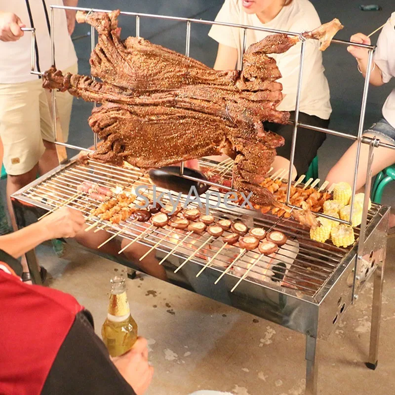 Commercial Household Multifunctional Thickened Roaster Stove For Whole Lamb Rack  Lamb Leg Lamb Chops Suckling Pig Safe Roasting