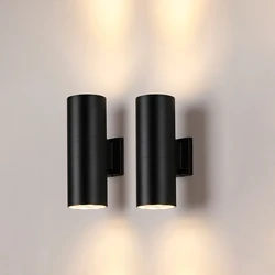 Impermeável lâmpada de parede LED, alumínio moderno superfície montada, jardim varanda luz, interior e exterior, IP65, 6 W, 9 W, 10 W, 15 W, 18 W, 24W, AC110V-220V