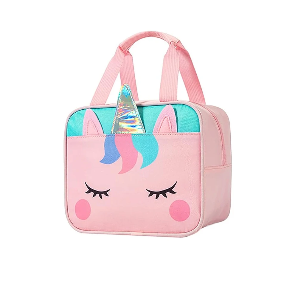 Portable Insulated Thermal Picnic Food Lunch Bag Box Cartoon Tote Food Fresh Cooler Bags Pouch For Women Girl Kids Children Gift