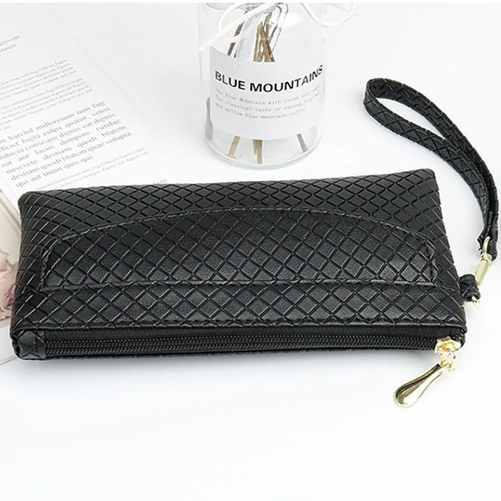 Portable Fashion Women Wallet Large Capacity Female Purse Multipurpose PU Leather Coin Pocket Clutch Bag for Women