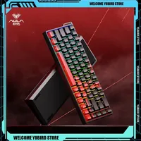 Aula Win60/Win68 He New Magnetic Switch Keyboards 8k Return Rate Wired Rgb Hot-Swap Customize Esports Gaming Mechanical Keyboard
