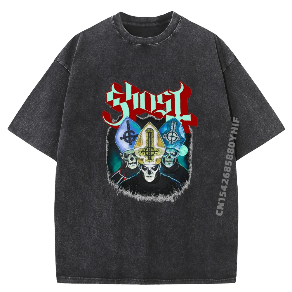 

Trinity Tops & Tees Classic Design Graphic Tees Comfortable Men T-shirts Men Casual Retro Washed T-shirts