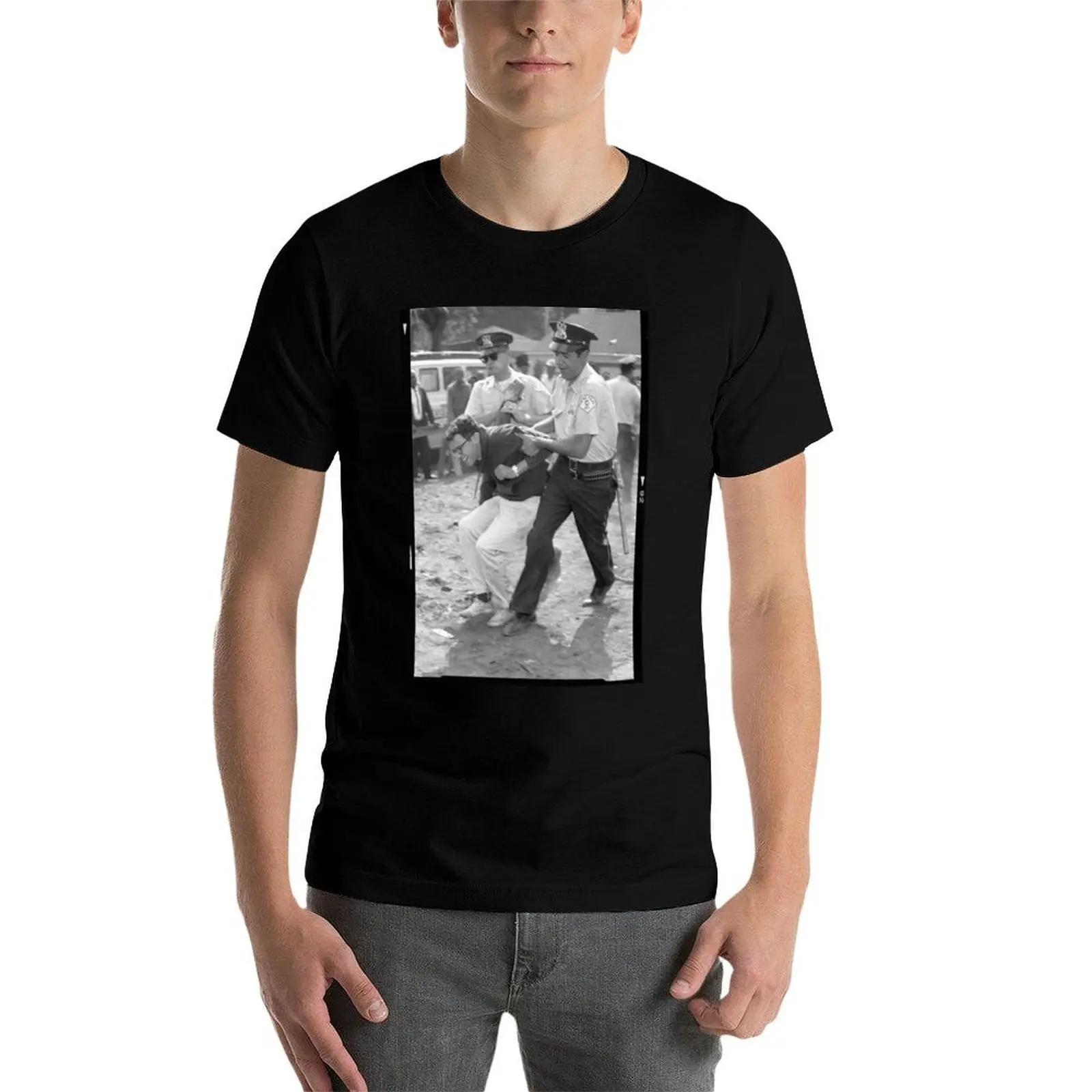 تي شيرت بيرني آريست تي شيرت رجالي تي شيرت قطني للرجال حزمة تي شيرت أبيض للرجال تي شيرت جرافيك تي شيرت #3