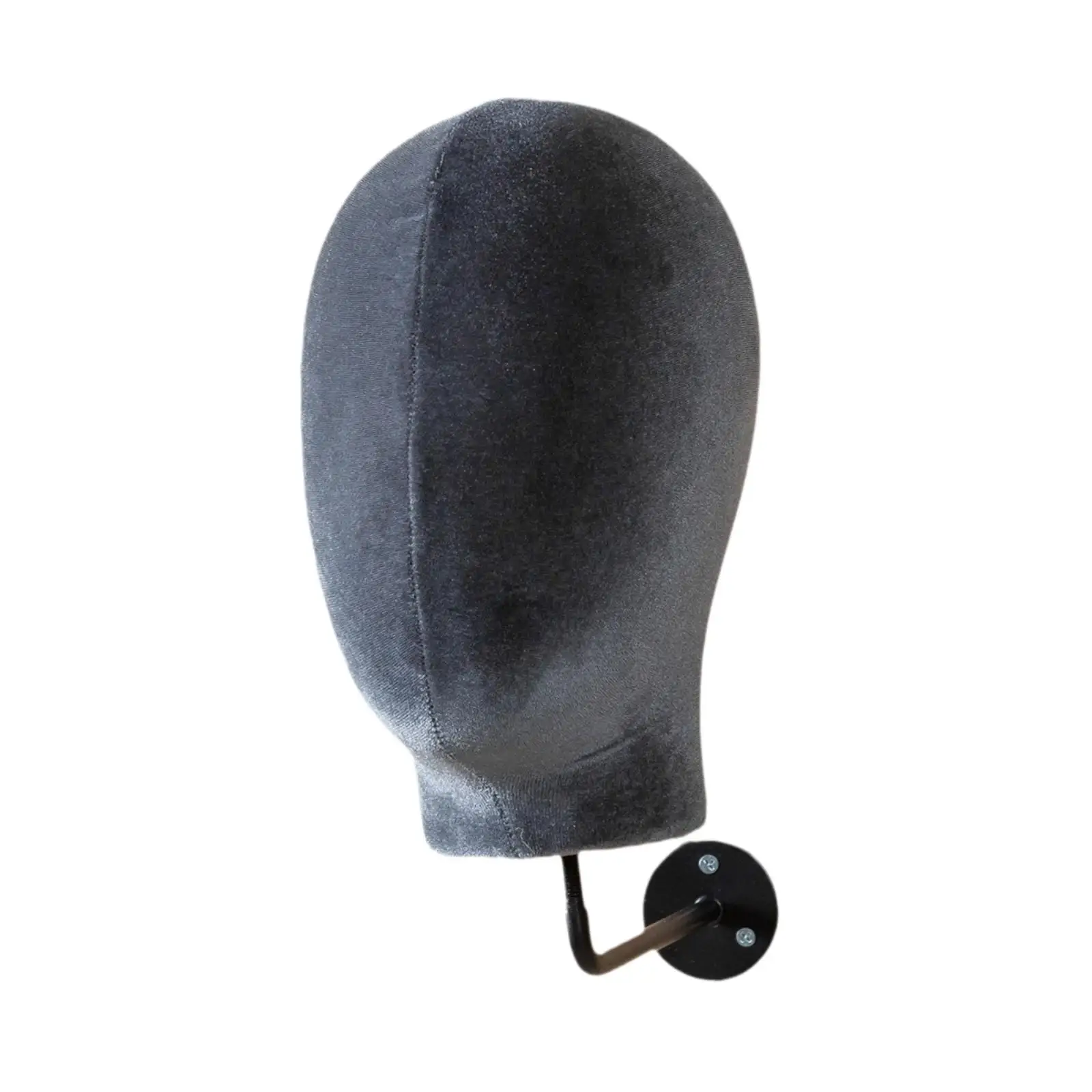 Sturdy Mannequin Head Model Hat Display Rack for Wig Holder Wall Mounted Caps Storage Salon Home Use