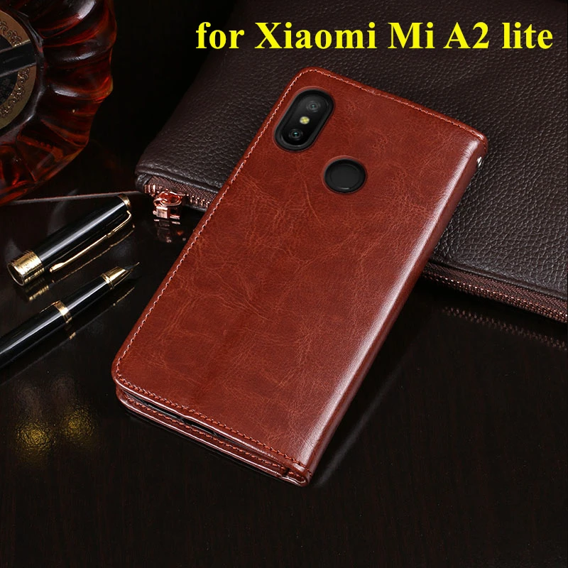 card holder cover case for Xiaomi Mi A1 A2 A3 lite Phone leather case Protective Cover Retro wallet flip case business cover