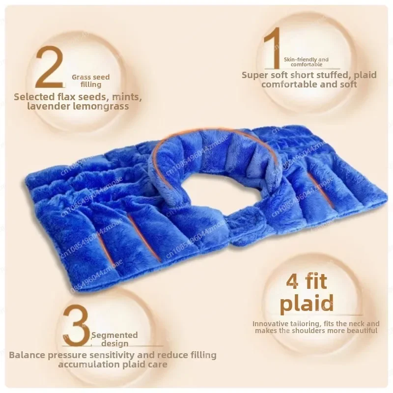 

Pillow Grass Seeds Red Bean Warm Pad, Shoulder & Neck Cold-Proof, Microwave Heating Shoulder Pad, sHoulder pAd