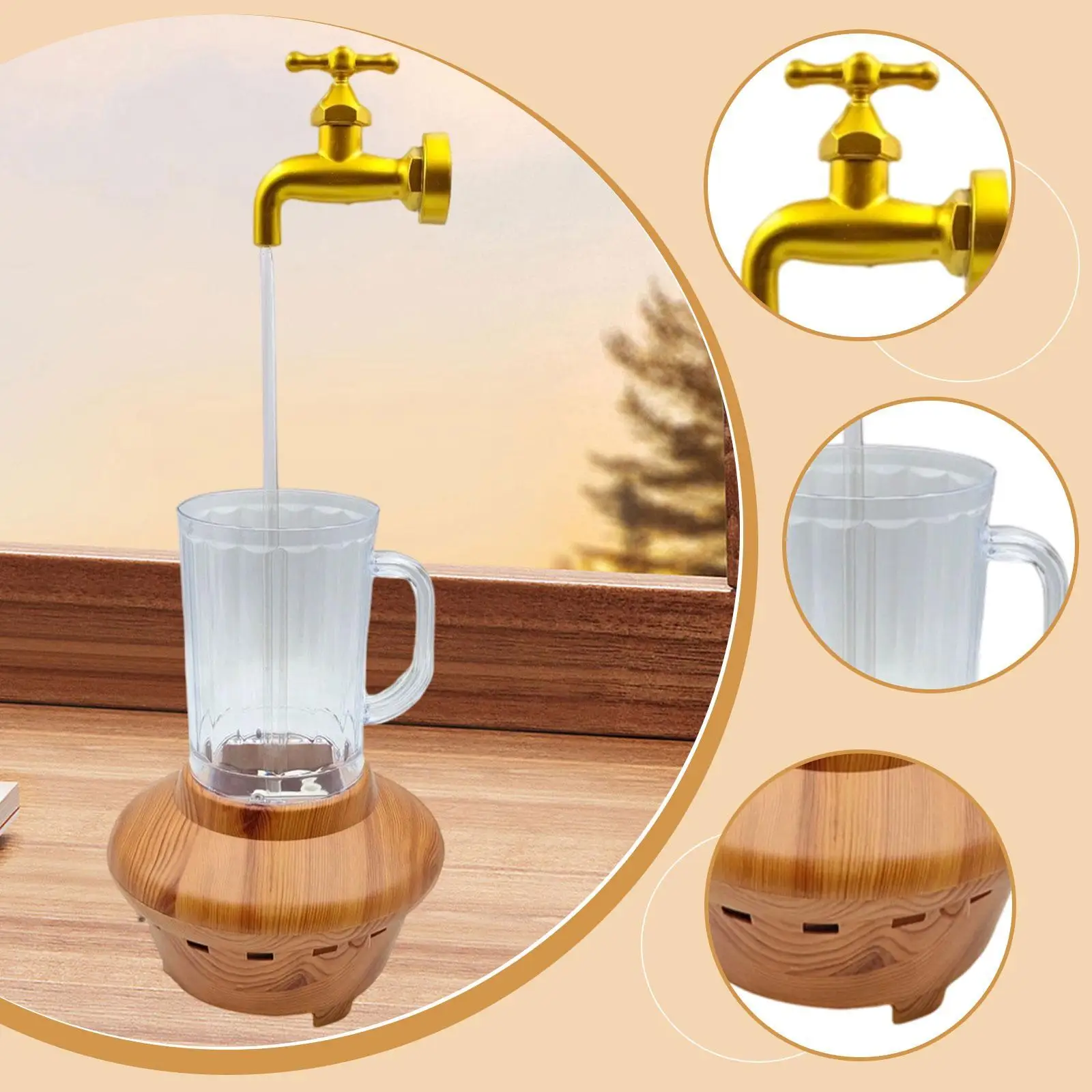 Tabletop Waterflow Decoration Feng Shui Water Fountain for Stage Performance - view 5
