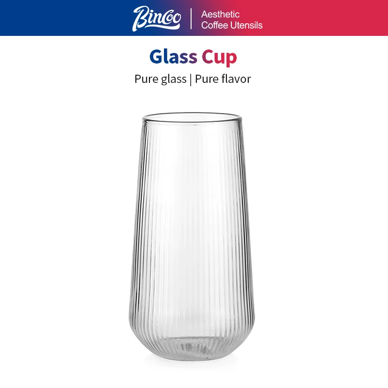 BINCOO 310ML 510ML Japanese Style Glass Coffee Mug Walnut Cup Sleeve Cup Glasses Coffeeware Tea Mugs Beer Mug Home/Cafe Tools