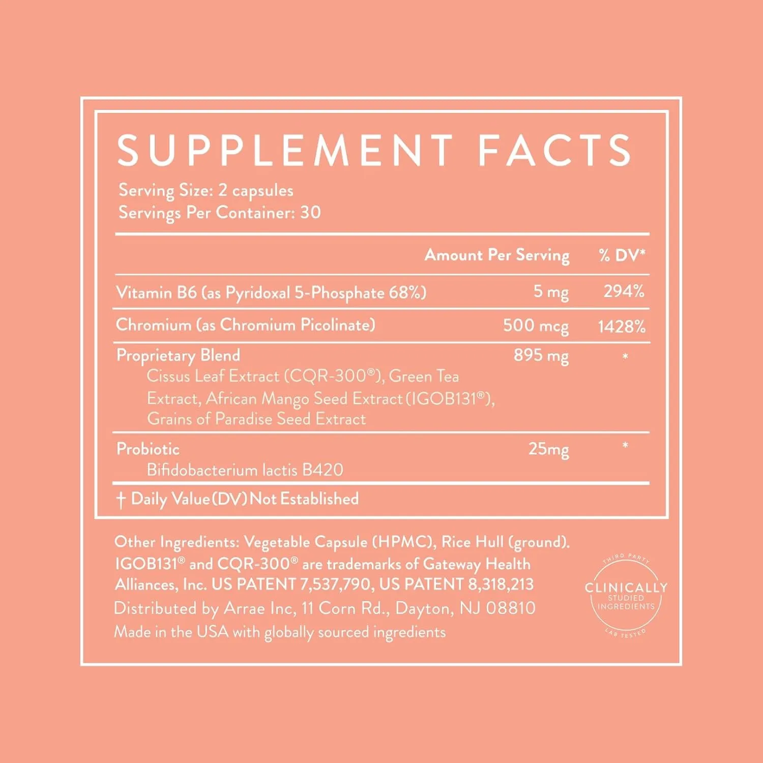 MB-1 Metabolism Capsules - Control Appetite, Increase Energy, Improve Digestion, and Increase Satiety