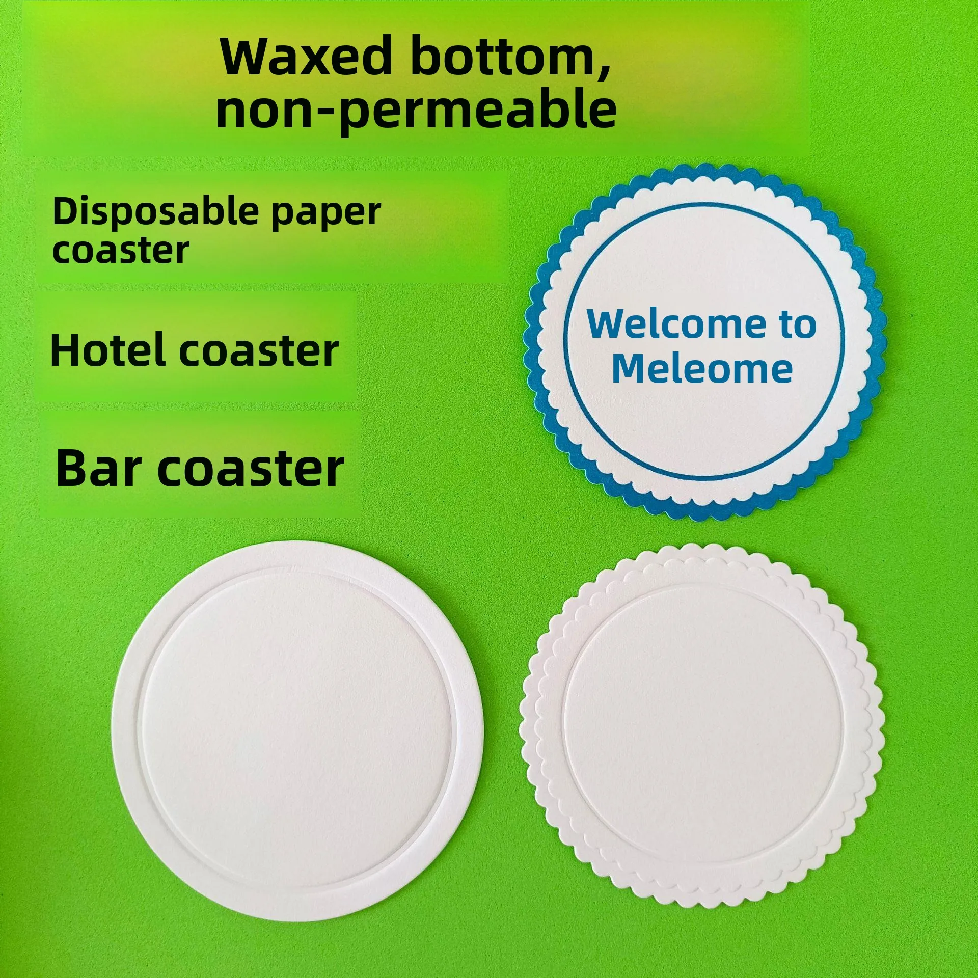high-end-hotel-bar-disposable-absorbent-paper-cup-mat-portable-normal-size-below-100ml-capacity-dining-tableware-accessories