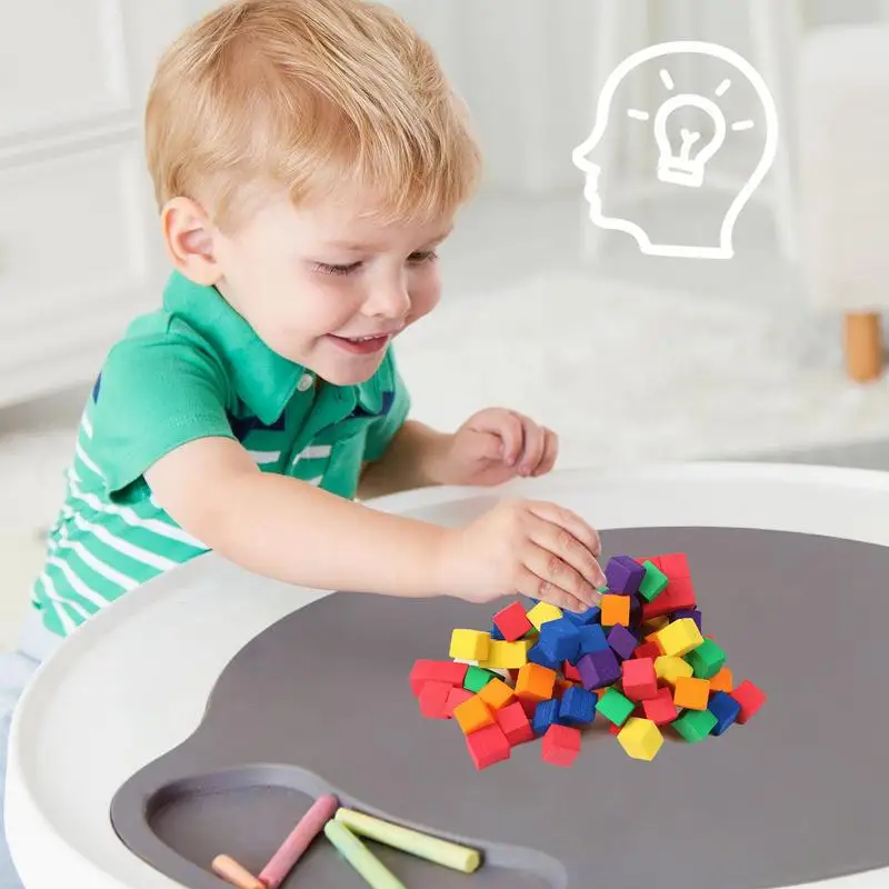 مكعبات لاصقة كتل إسفنجية ناعمة التراص رغوة الطوب البناء مكعبات ما قبل المدرسة لعب للمنزل مدرسة مركز الرعاية النهارية رياض الأطفال