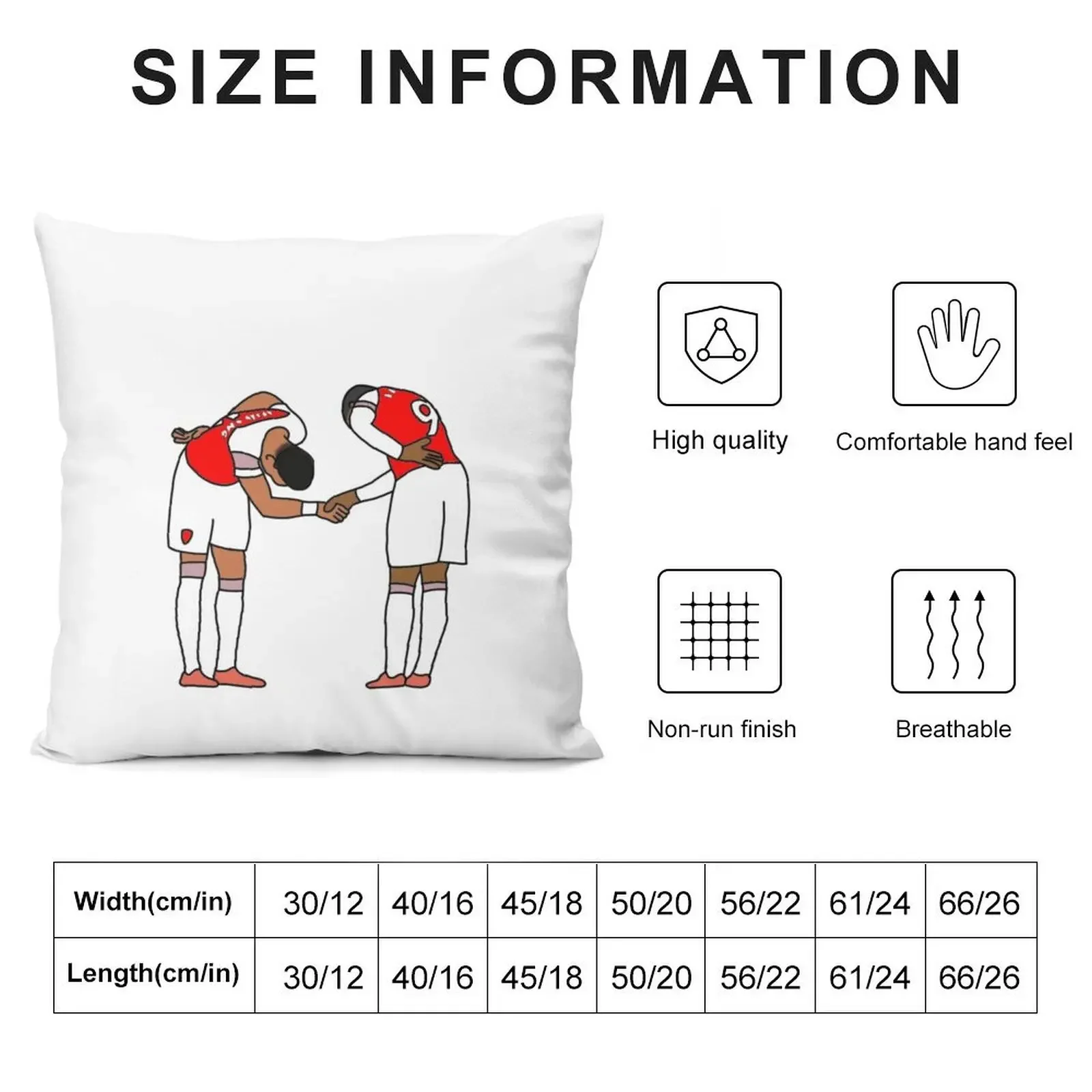 Aubameyang and Lacazette Throw Pillow Throw Pillow Covers Pillowcase pillow