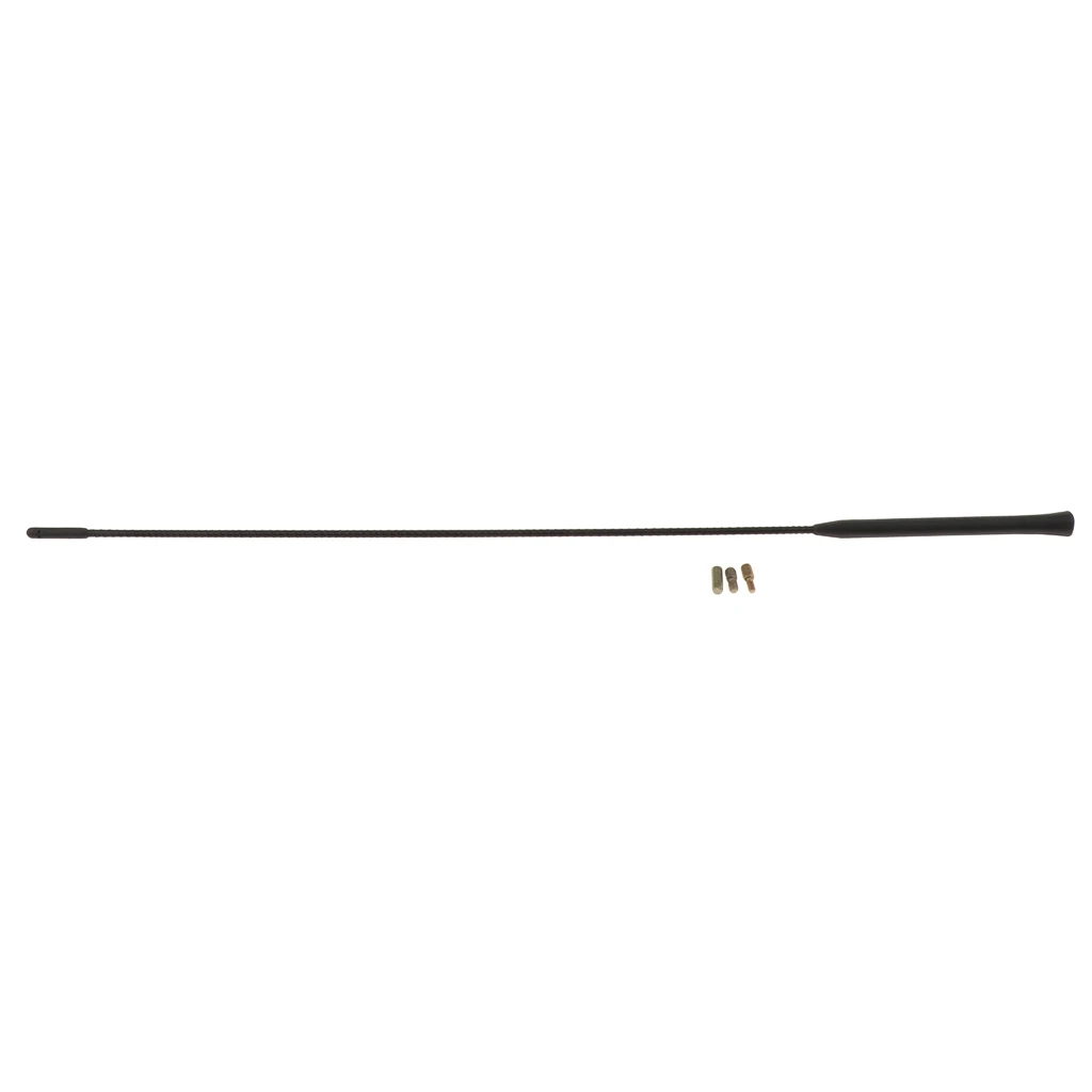 

55cm Universal Fit Short Screw-On Mast Car Truck AM/FM Antenna Aerial
