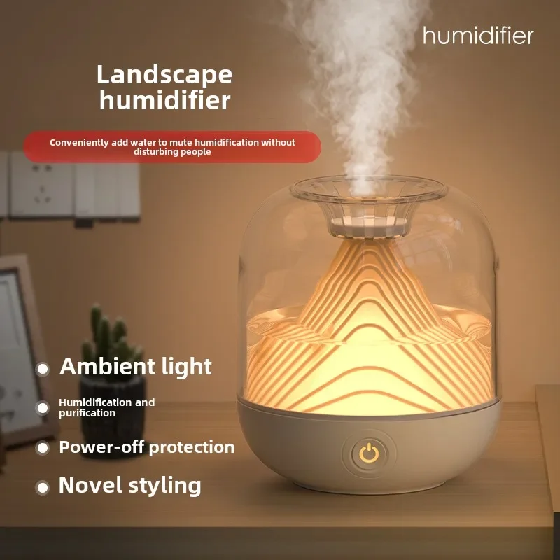 USB charging humidifier, household heavy fog air purifier, mini wireless humidifier