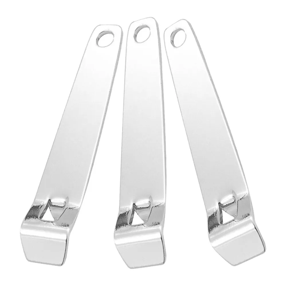 3Pcs Mini Stainless Steel Bottle Opener Portable Multifunctional Vial Ampoule Cap Opener for Kitchen Bottle Openers