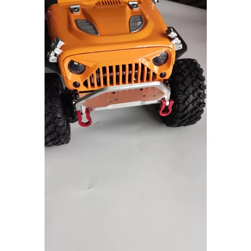 Rc carro de metal alumínio amortecedor dianteiro base suporte guincho atualizado e modificado acessórios para mjx h12y 1/12 rc rock crawler carro