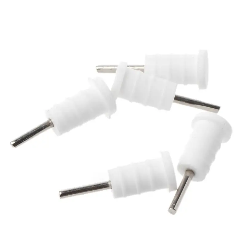 10 sets oplaadpoort Micro USB-stekker voor bescherming 3,5 mm koptelefoonjacks