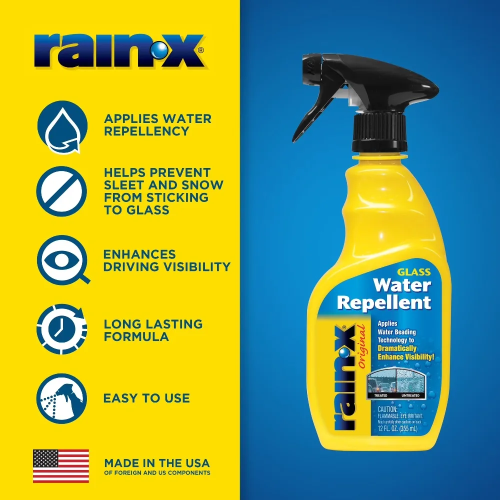 

Super Hydrophobic Glass Water Repellent Treatment Original Long Lasting Rain Protection for Car Windshield Windows Mirror