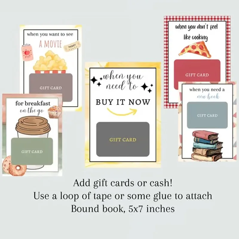 Weihnachtsgeschenkkartenbuch Überraschungen auf jeder Seite DIY spiralgebundene Fröhliche Weihnachtsgrußkarten für Schüler-Abschlussgeschenke