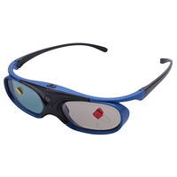 VO-Rechargeable DLP Link 3D Glasses Active Shutter Eyewear For Xgimi Z3/Z4/Z6/H1/H2 Nuts G1/P2 Benq Acer & DLP LINK Projector