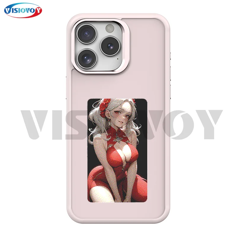 New NFC Function Four Colors Screen Phone Case For iphone 16 15 14 13 Pro Max DIY Fashion Picture Phone Covers Cartoon Funda