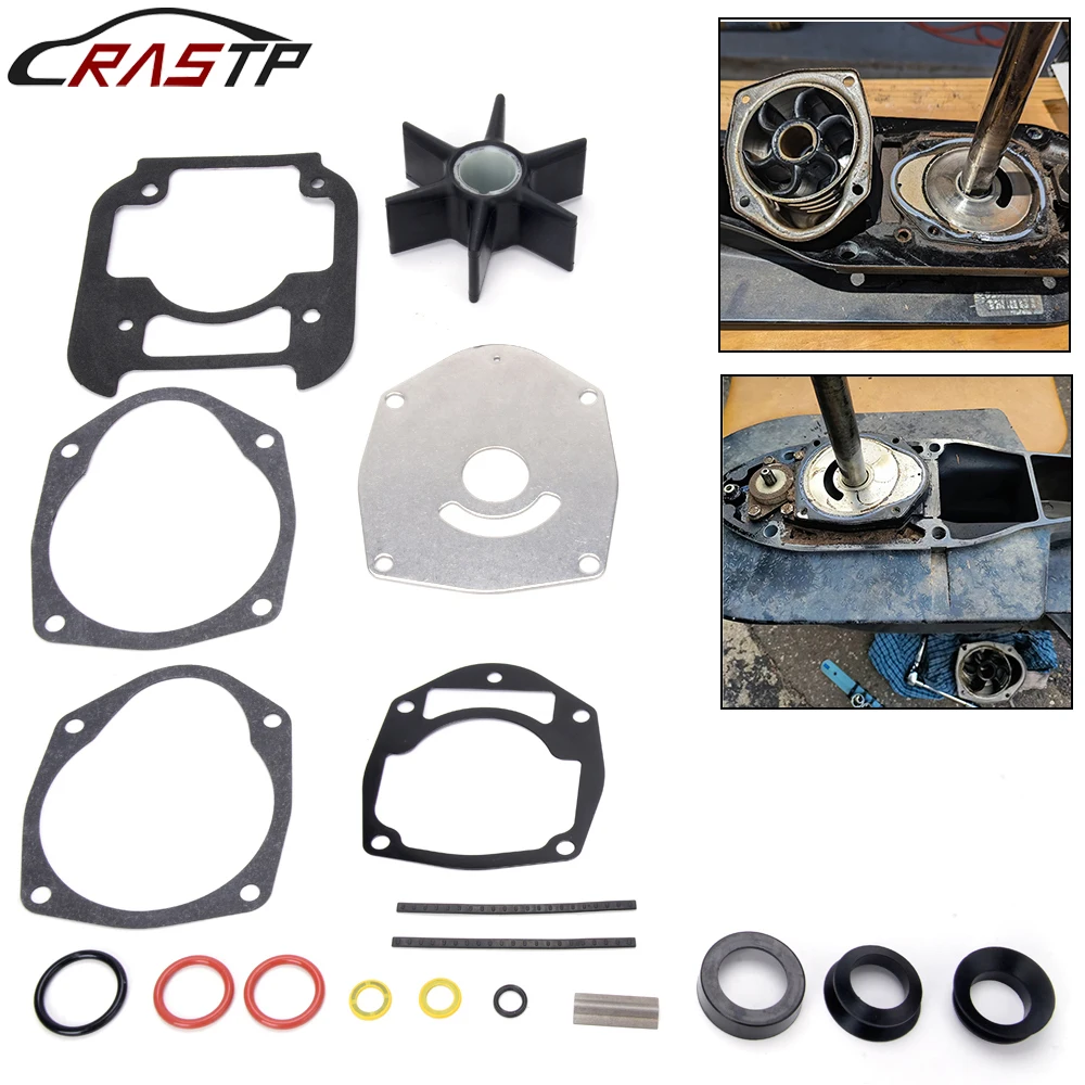 

Комплект крыльчатки водяного насоса RASTP 8M0142980 для Mercury 175-300 HP 450R 3,4L V6 4,6L V8, аксессуары для 4-тактных лодок 8M0205803 TC056