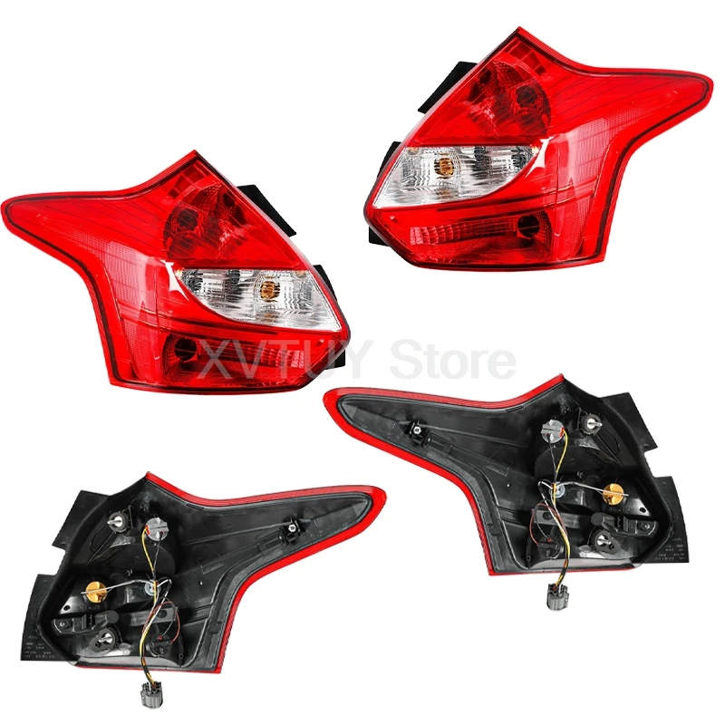 Zespół tylnego światła LED LED Running Turning Brake Rear Lamps Lampshade dla Ford Focus 2012 2013 2014 Taillights Akcesoria samochodowe