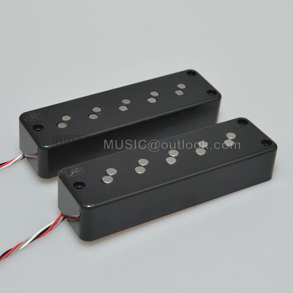 4 String 5 String Bass Pickups Double Noise Reduction Pickups Split Coil Humbucking Alnico 5 Neck and Bridge guitar parts