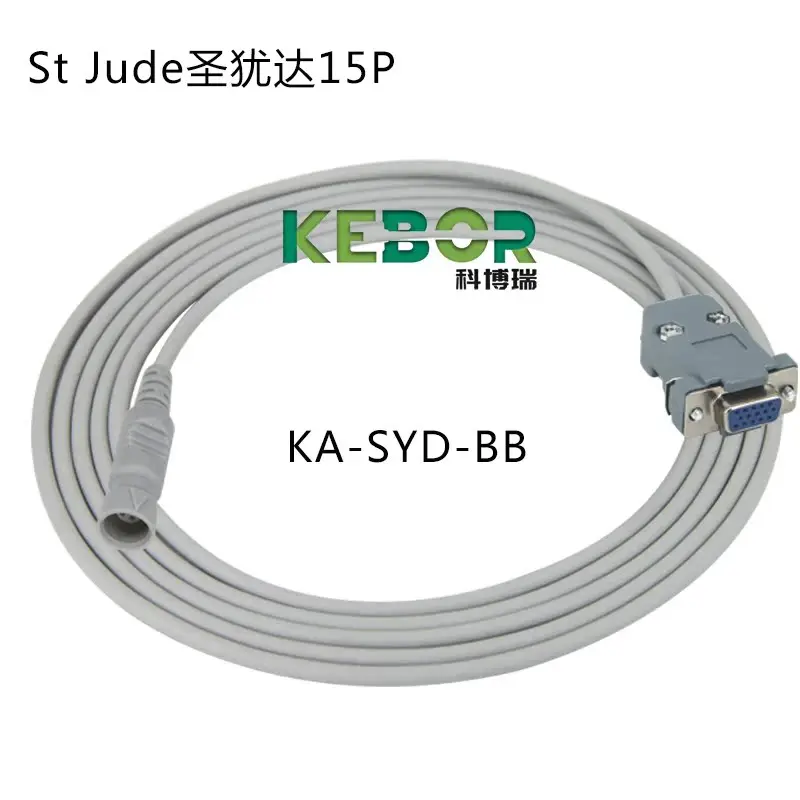 Suitable for St. Jude 15P invasive blood pressure cable, to Edward/Braun/Mindray and other invasive pressure cable cables