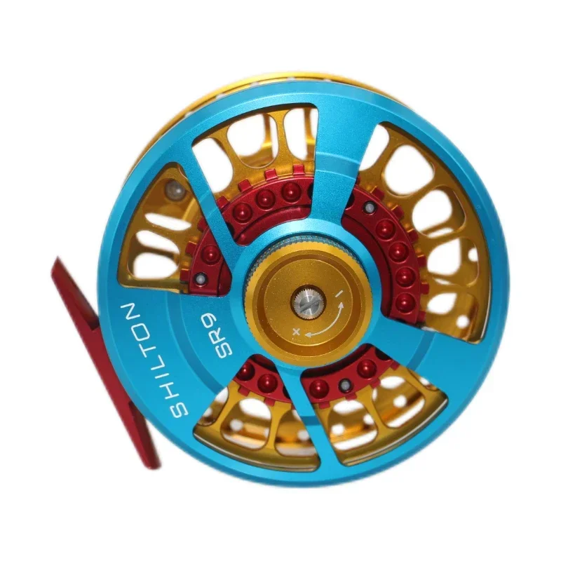 SHILTON-SR9 Linker-En Rechterhand Metalen Vliegende Vishaspel, Viswiel, Visaccessoires, Zoet Water, Zeewater