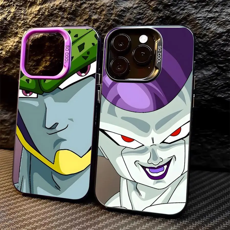 

Villains Cell And Frieza Soft Cover Case for iPhone 14 15 16 Plus 17 Air 11 12 13 Pro Max 16e