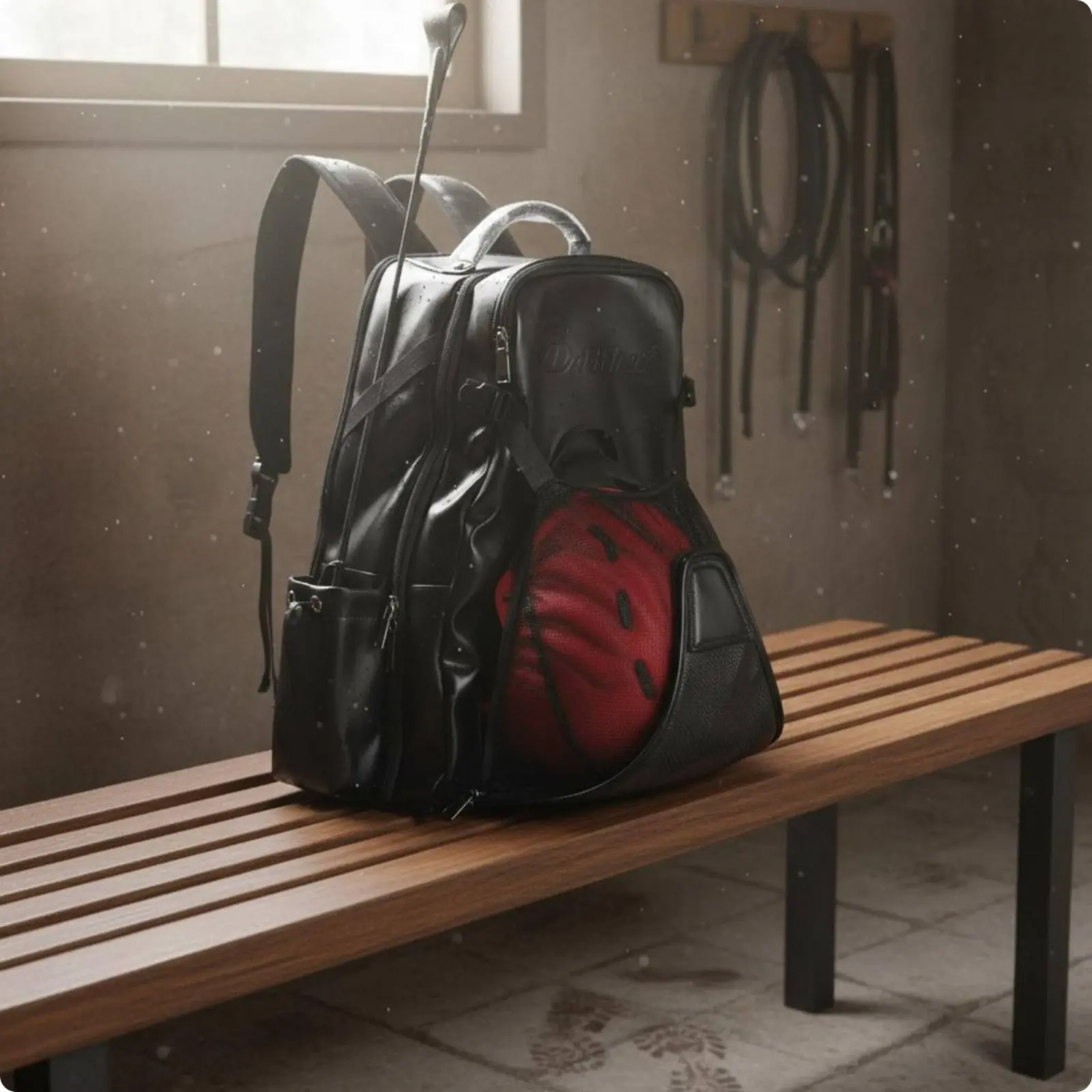 

Equestrian Gear Bag Waterproof Multi Compartment Riding Bag Tack Backpack Large Capacity Horse Riding Backpack Wear-Resistant